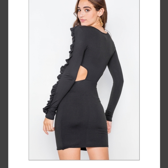 BRAND NEW RUFFLE SLEEVE 👗 - Picture 2 of 2